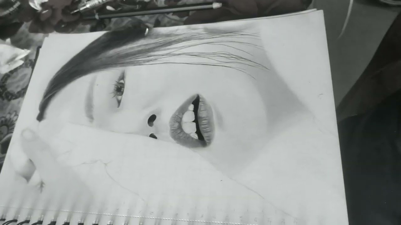 Graphite & Charcoal Medium on Ivory