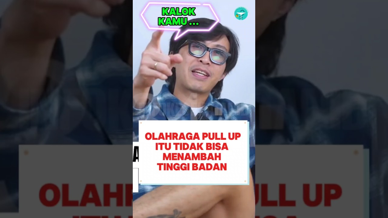 apakah olahraga pull up bisa menambah tinggi badan? #drtirta #edukasi #kesahatan