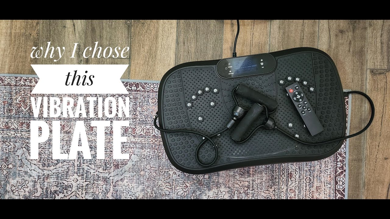 AXV Vibration Plate Fitness Platform Exercise Machine Vibrating Shaking Full Body Shaker Workout Vib