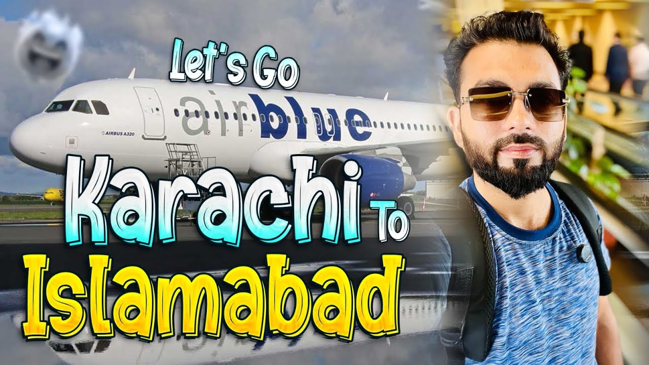 Karachi to Islamabad Flight Vlog | Airblue Travel Experience Pakistan 2025