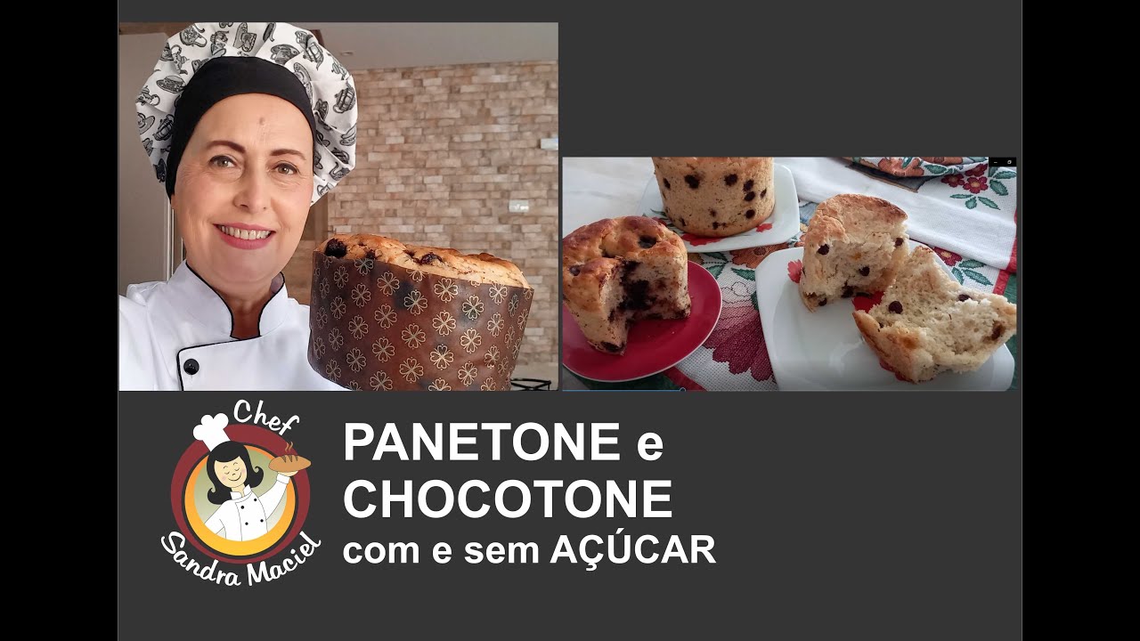 PANETONE E CHOCOTONE COM E SEM AÇÚCAR (sem lactose, sem farinha de trigo, ovos, sem glúten, vegano)!