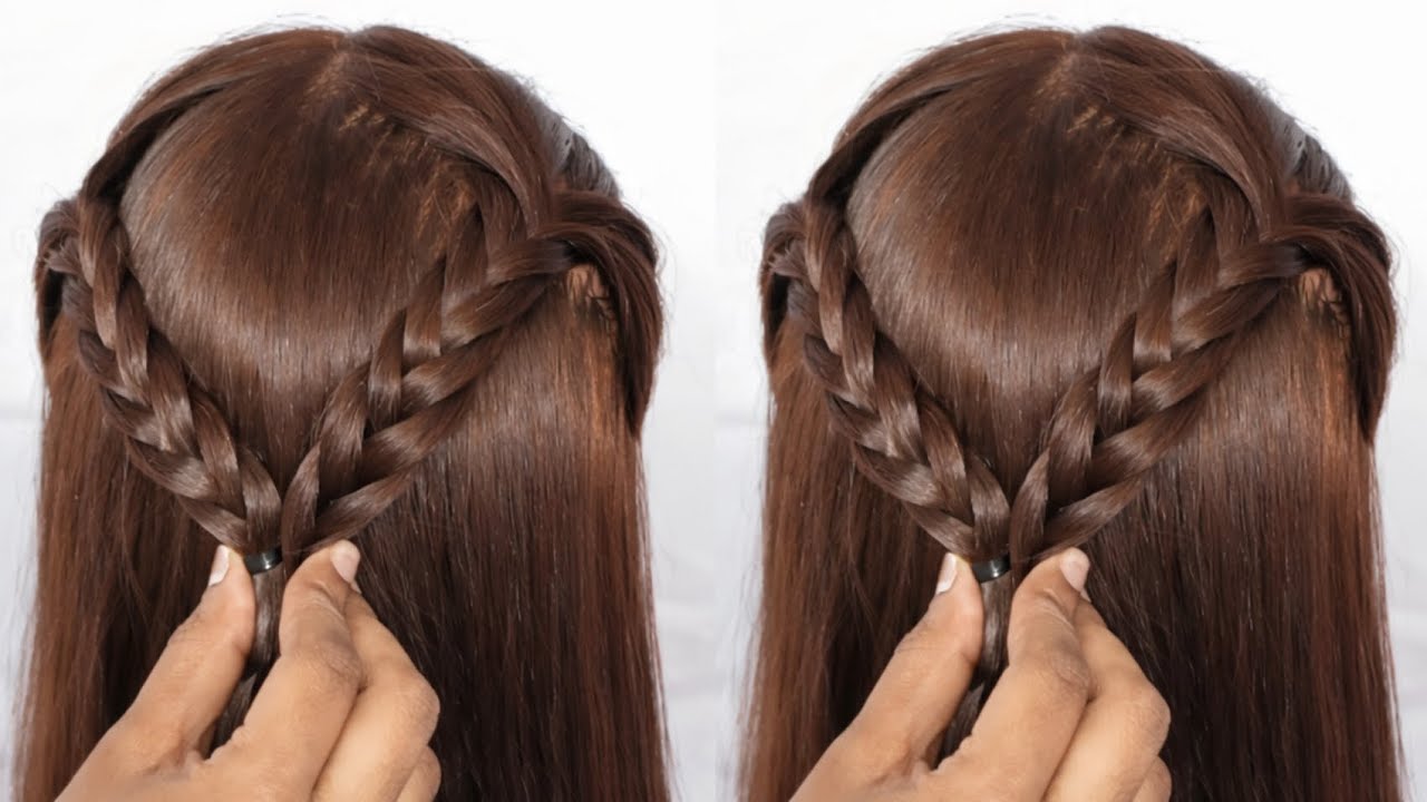 New Easy Unique Bridal Hairstyle Tutorial_ Most Beautiful Hairstyle_ Graceful Hairstyle #hairstyle
