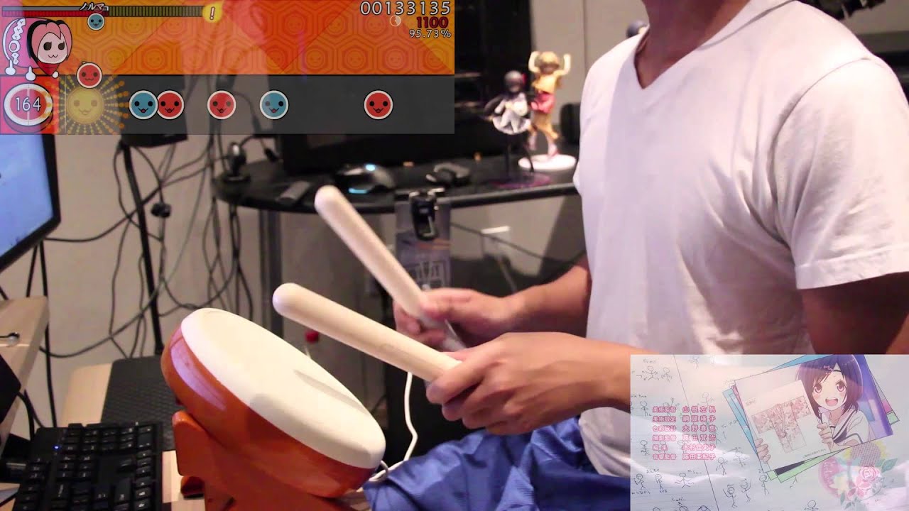 [Osu Taiko Mode] ハナヤマタ OP 花ハ踊レヤいろはにほ
