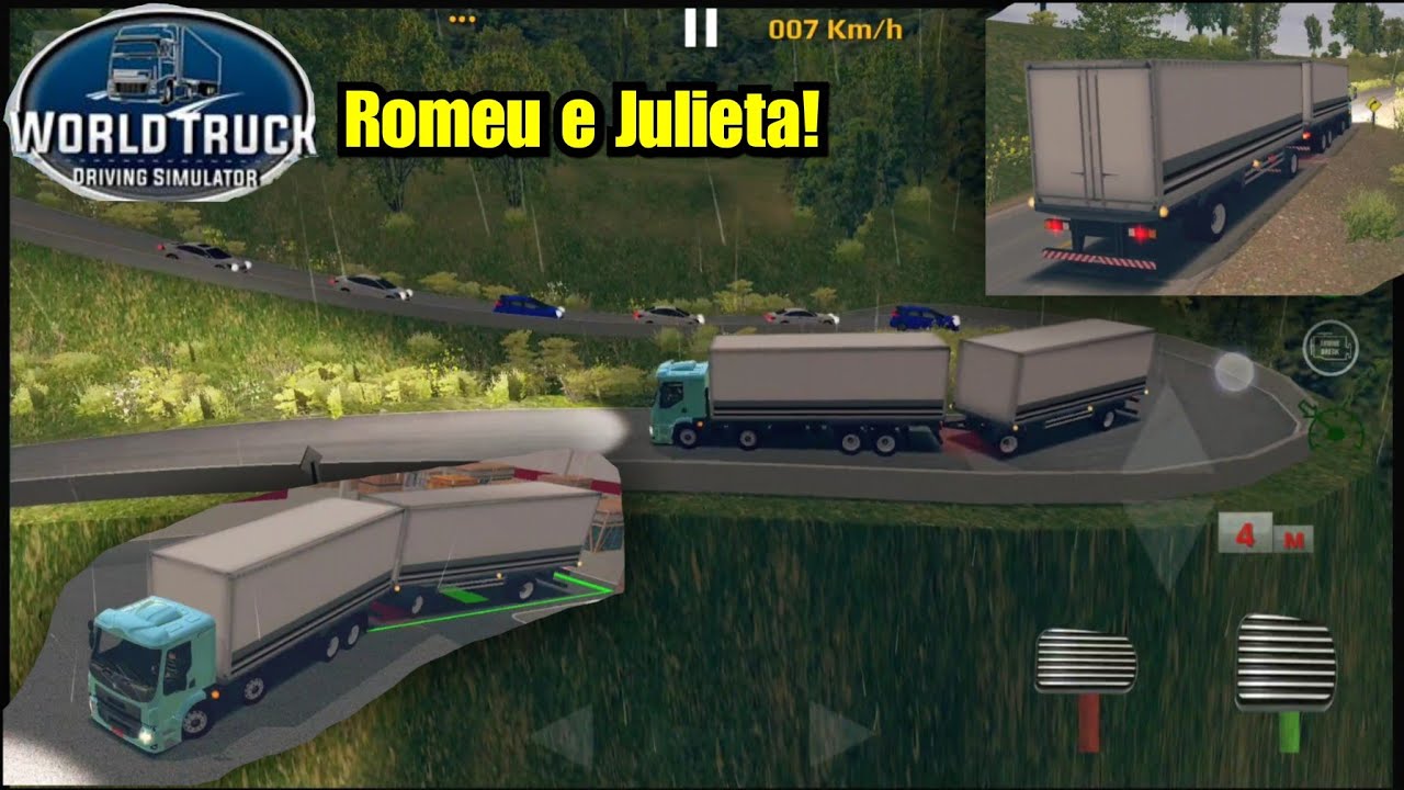 World Truck Driving Simulator - GamePlay #18 (Romeu e Julieta Caminhão/ Truck Trailer)
