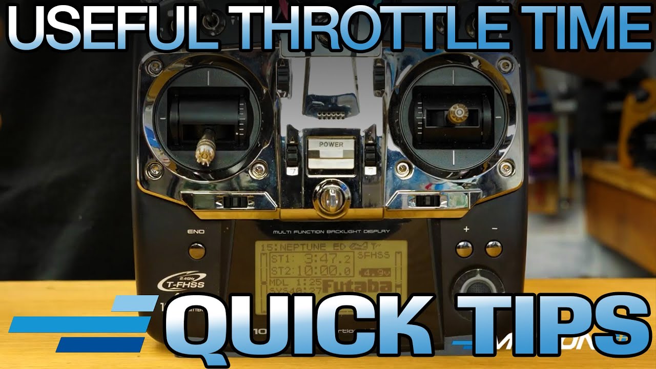 Useful Throttle Time | Quick Tip | Motion RC