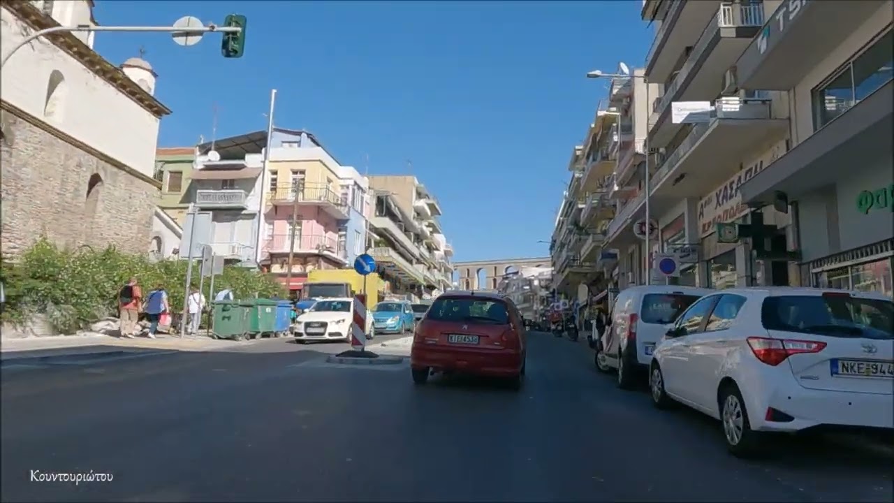 Καβάλα οδηγώντας Driving in Kavala #kavala #drive