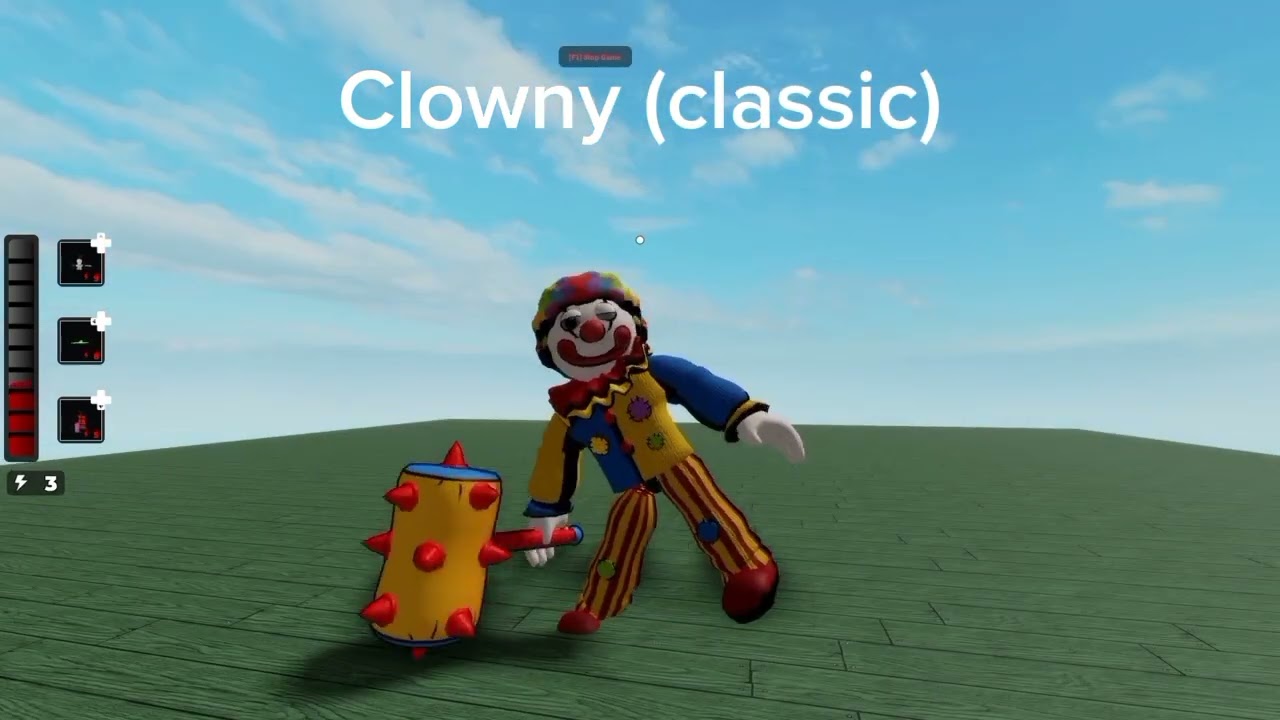 Clowny (classic) Piggy Left, right You get The point