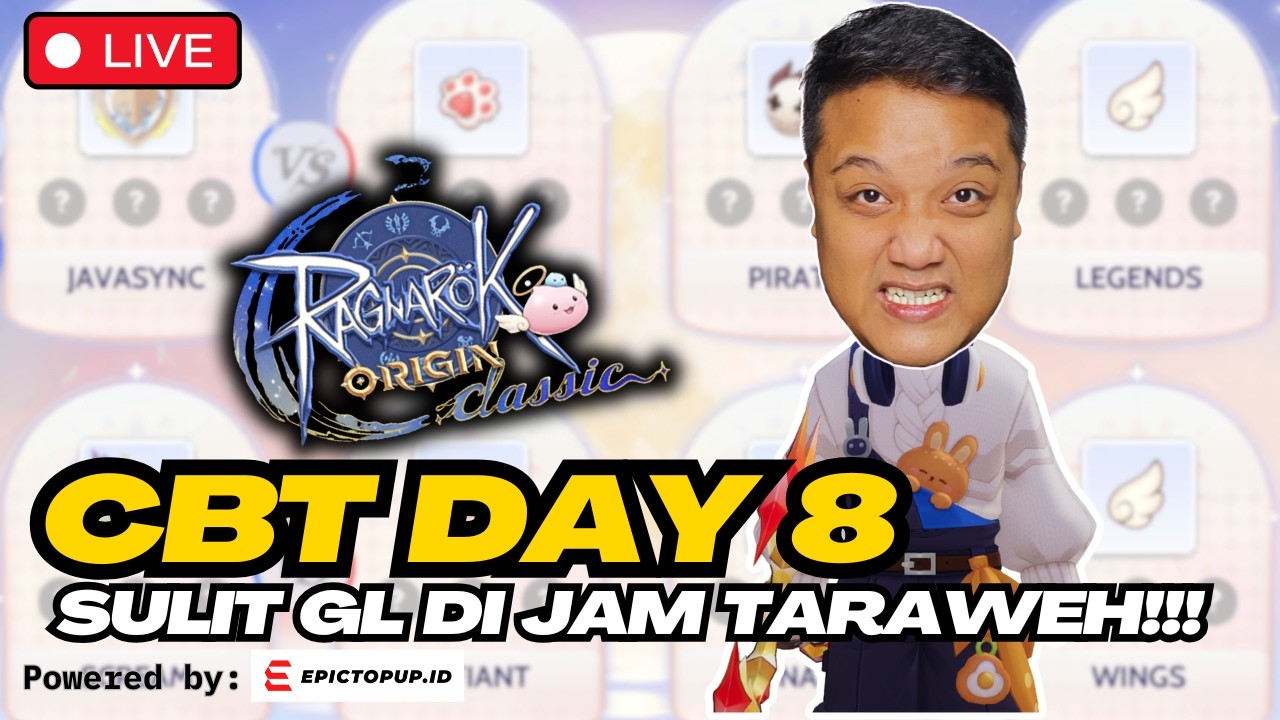 CBT DAY 8‼️SYULITNYA GUILD LEAGUE DI JAM TARAWEH⁉️ROO CLASSIC #MEDIASHAREON