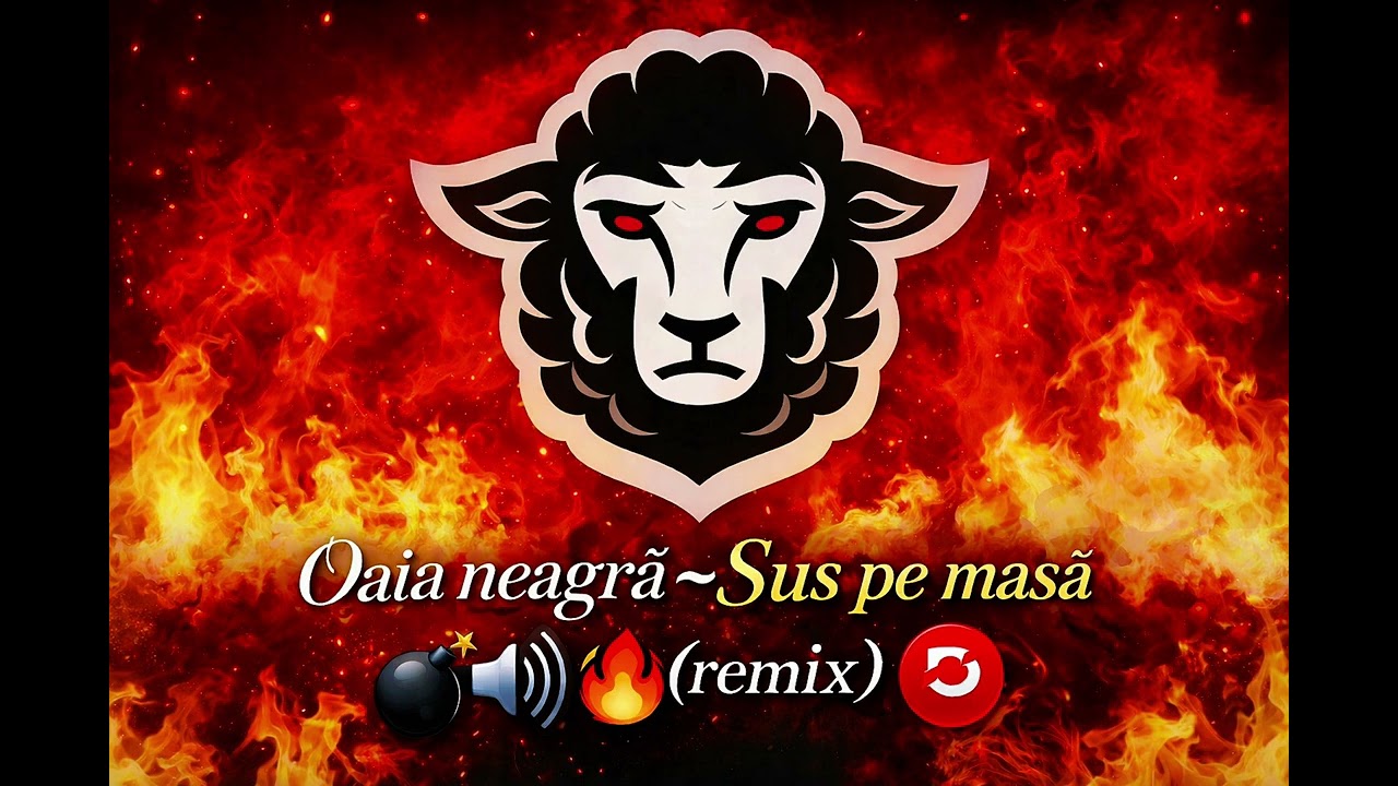Oaia Neagră ~ Sus pe masă 💣🔊❌️REMIX❌️