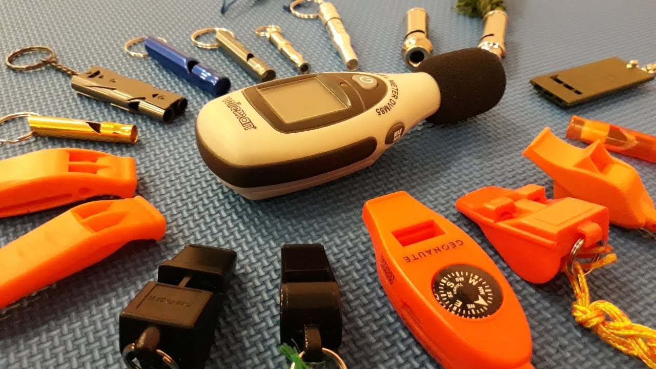 Silbatos - Comparativa - 02 - Whistles