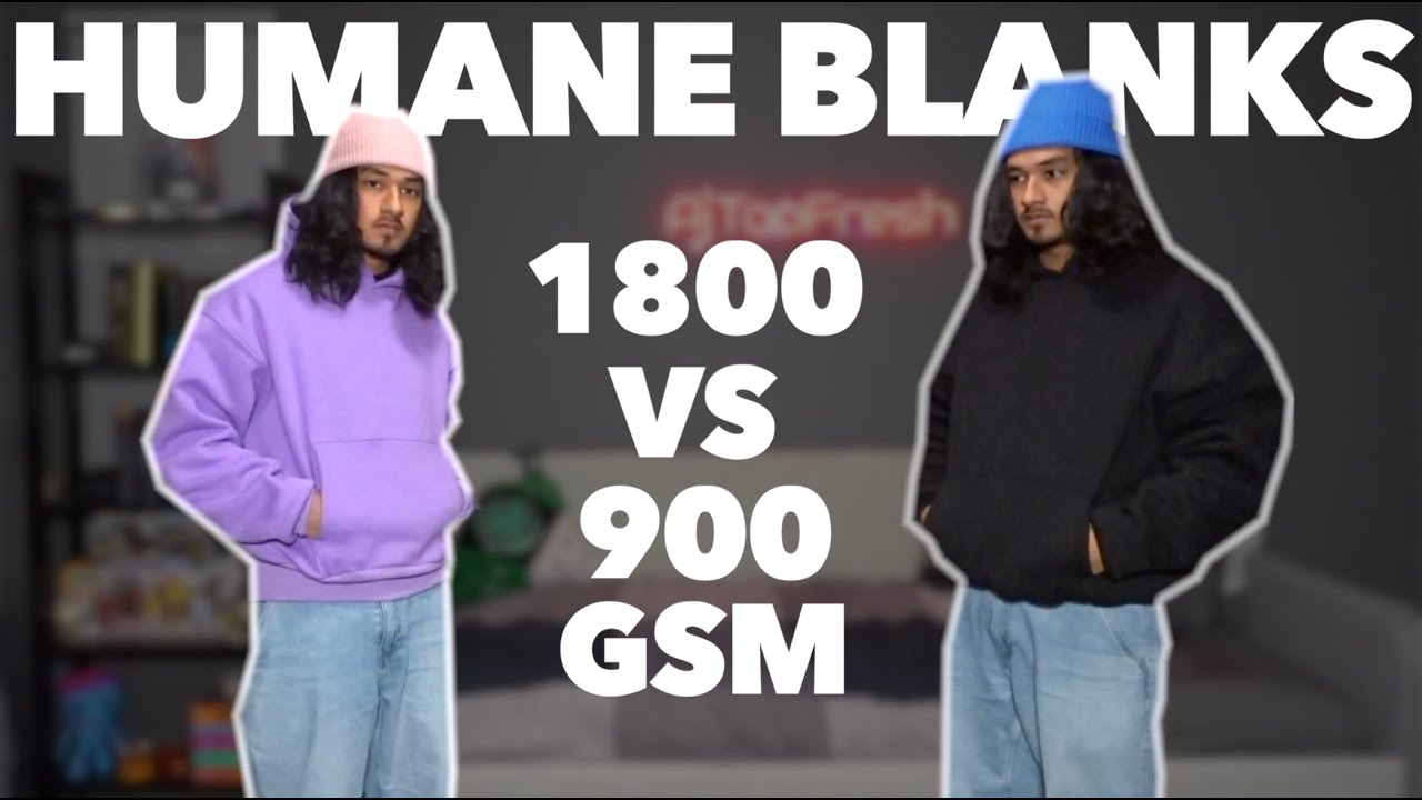 Is this the best hoodie? | Humane Blanks | 1800 GSM vs 900 GSM Hoodie