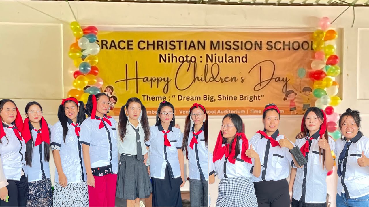 Grace Christian Mission School   Celebrated  children’s day ❤️✨/Nihoto Dimapur 