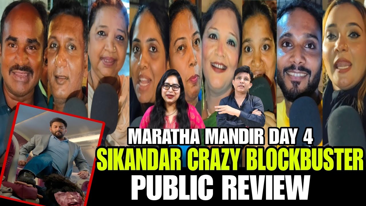 Sikandar Day 4 ! Public Review ! First Time on Maratha Mandir ! Sikandar Movie Review Angry on Htrs