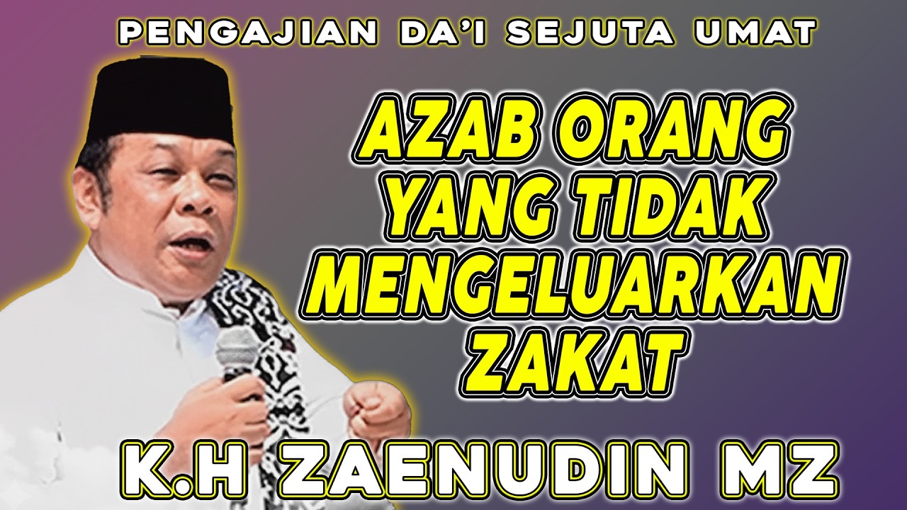 KH ZAENUDIN MZ - PERBEDAAN ZAKAT DAN SODAKOH DIBULAN RAMADHAN #khzaenudinmz