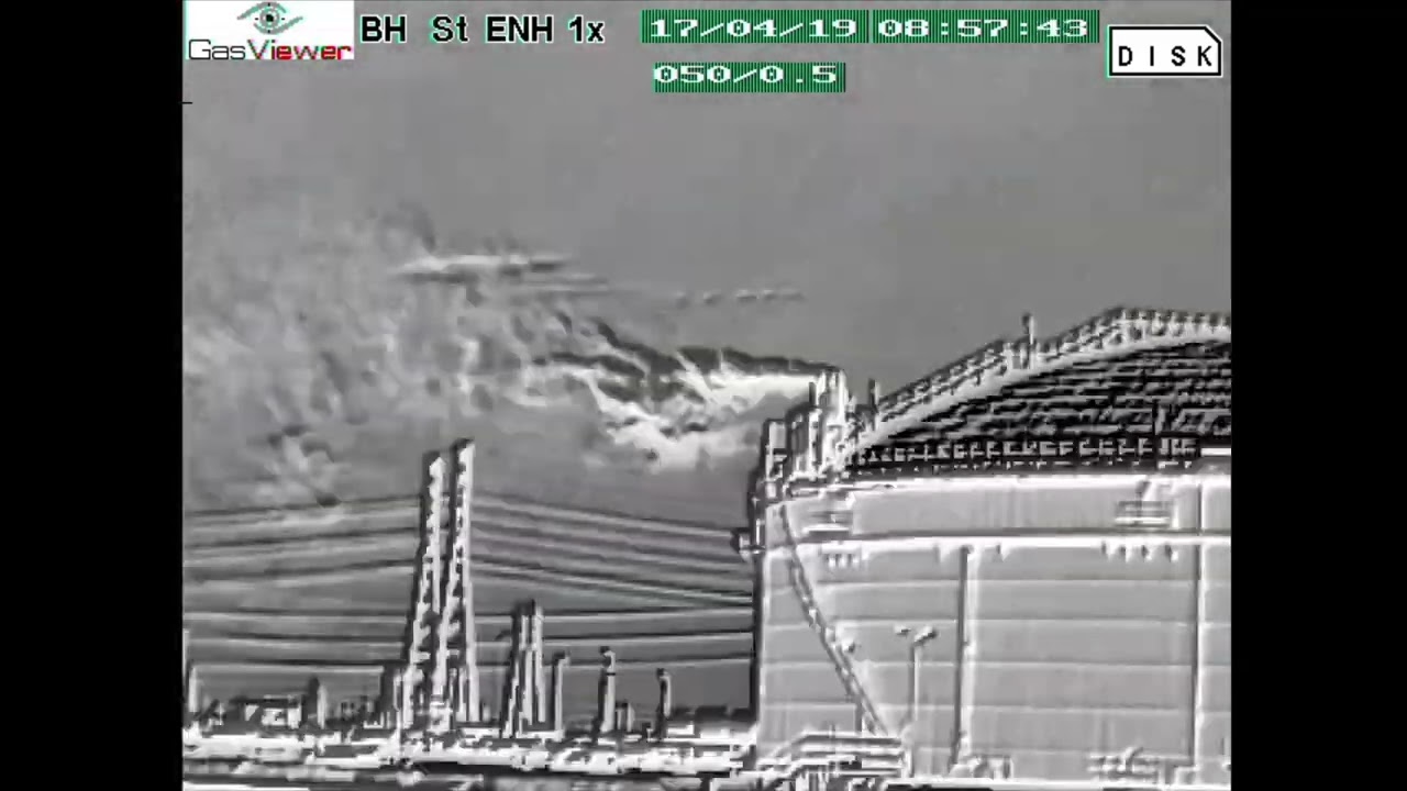 Optical Gas Imaging OGI Camera Gas Leak Detection