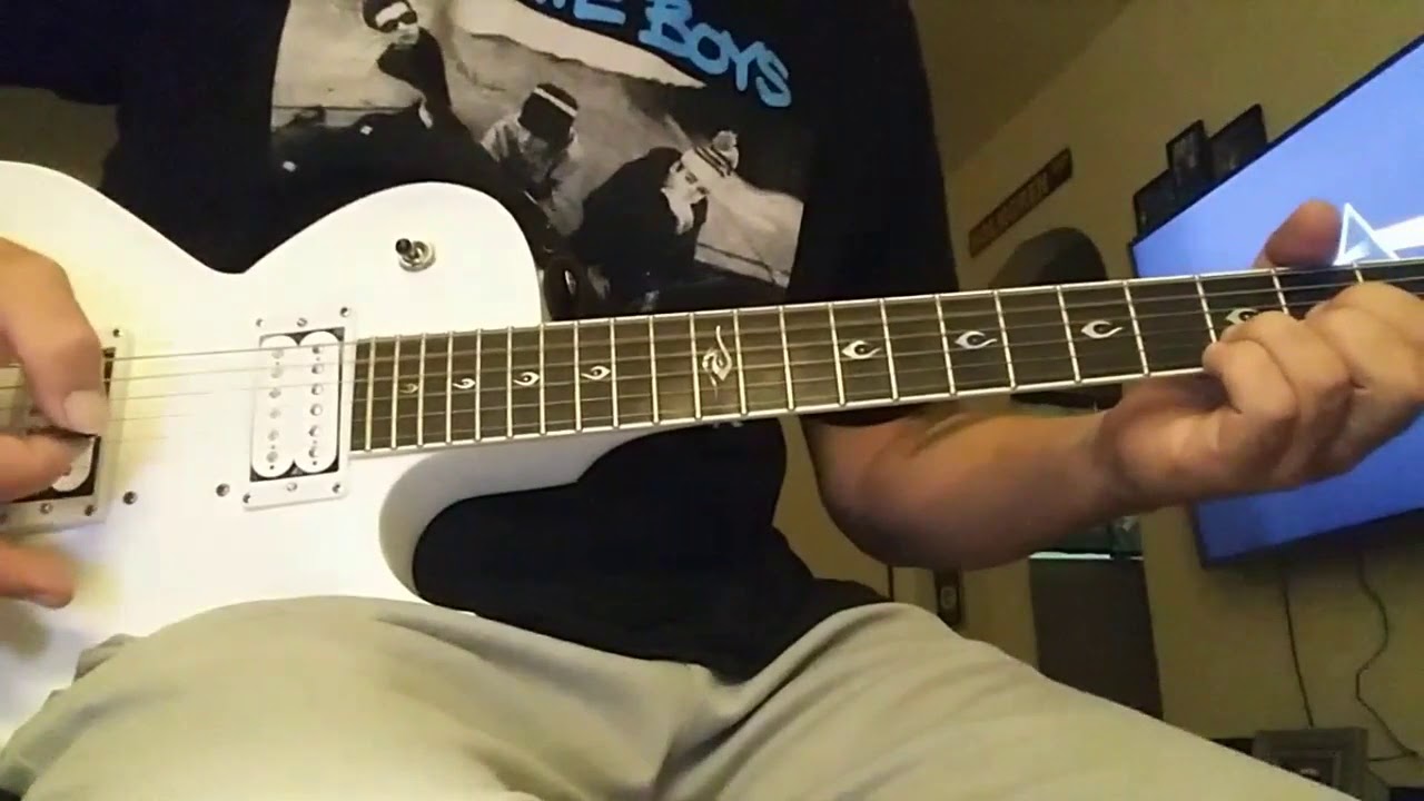 Comfortably numb solo cover