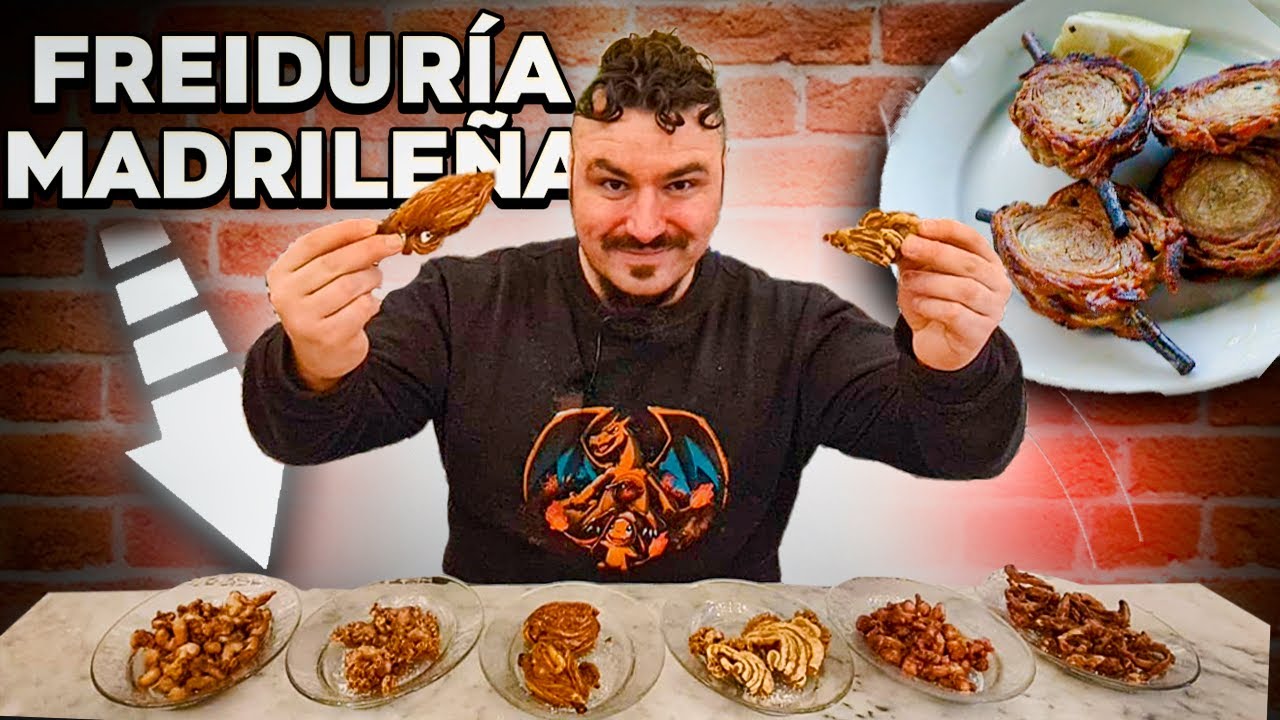 Probando una FREIDURÍA MADRILEÑA! Entresijos, Zarajos y MUCHO MÁS!