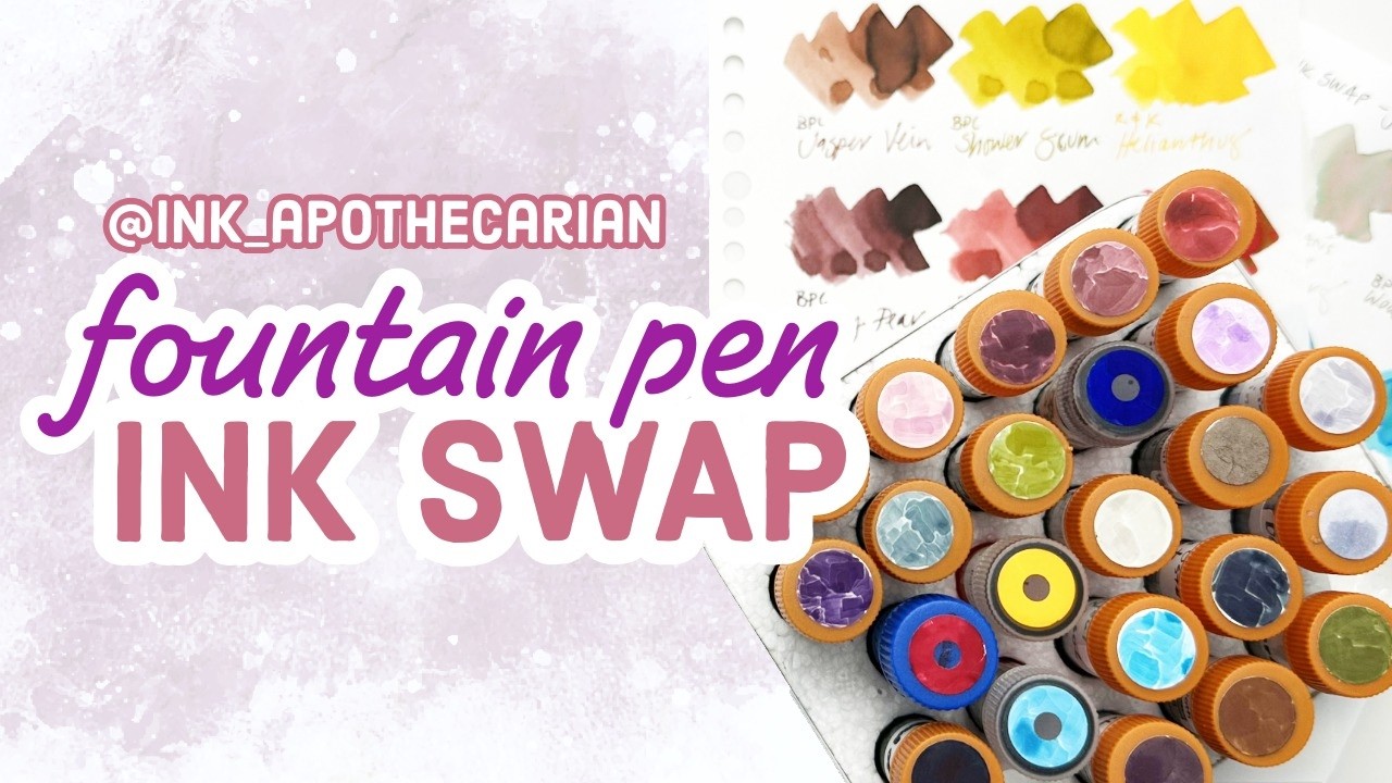 Fountain Pen Ink Swatching with Friends: Joveth | Birmingham Pen Co., Wearingeul & Van Dieman's