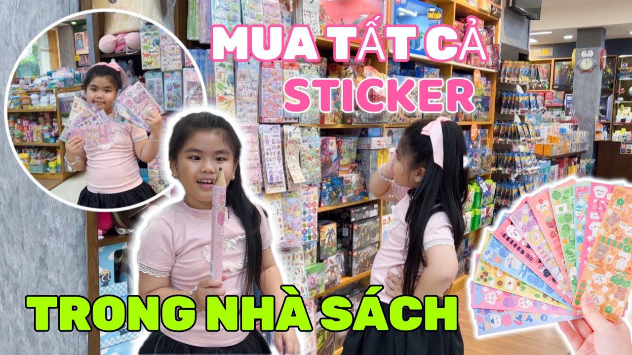 Mua Tất Cả Sticker Trong Nhà Sách Nguyễn Huệ | Kitty Rio Family