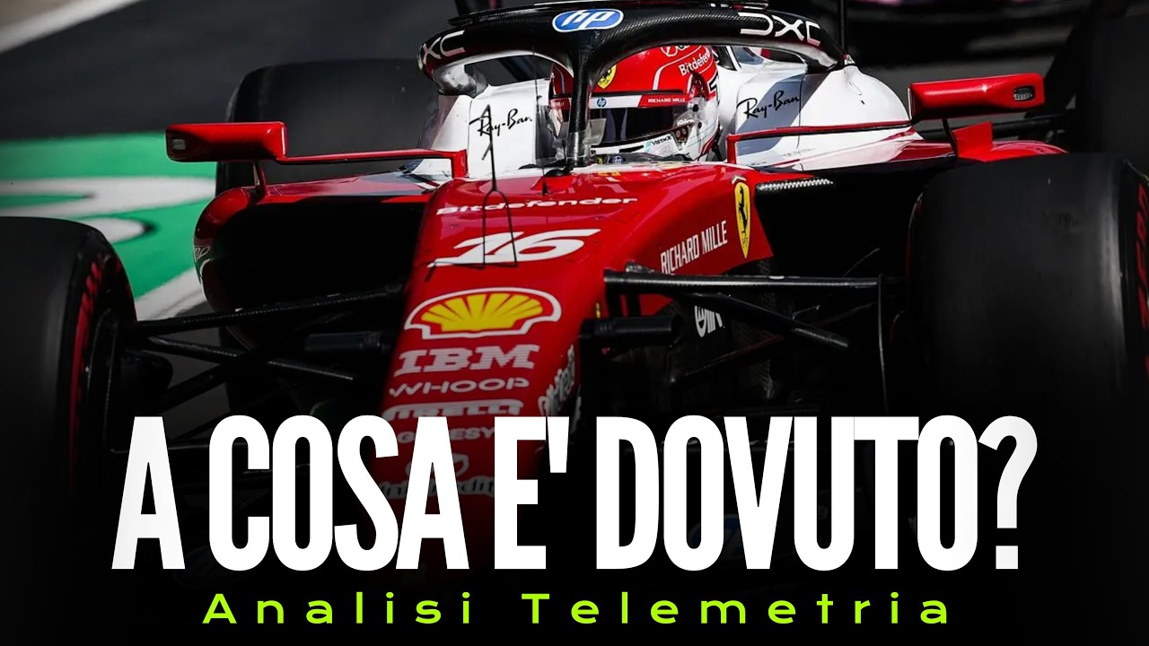 MERCEDES è davanti a FERRARI SOLO di MOTORE? - Analisi Telemetria