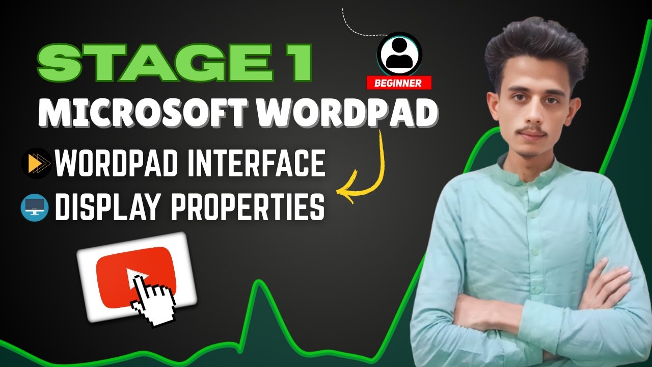 Stage 1 | WordPad + Display Properties | Learn Computers Fast for Beginners