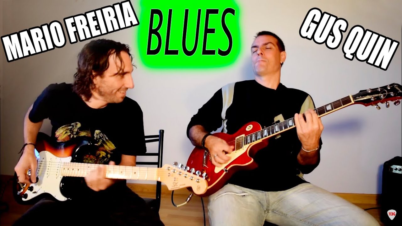 Blues Guitar Solo - Improvisation by Gus Quin y Mario Freiria TCDG