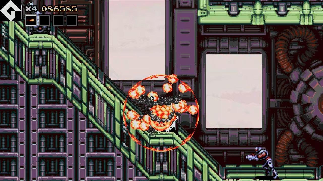 Blazing Chrome. #bossfight #gameplay