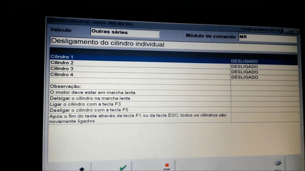 Motor mercedes falhando sem força Teste com star diagnose