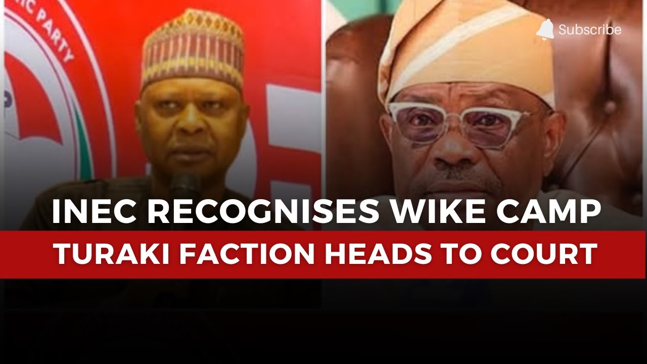 PDP Crisis: Turaki Faction Challenges INEC Recognition of Wike-Backed Committee
