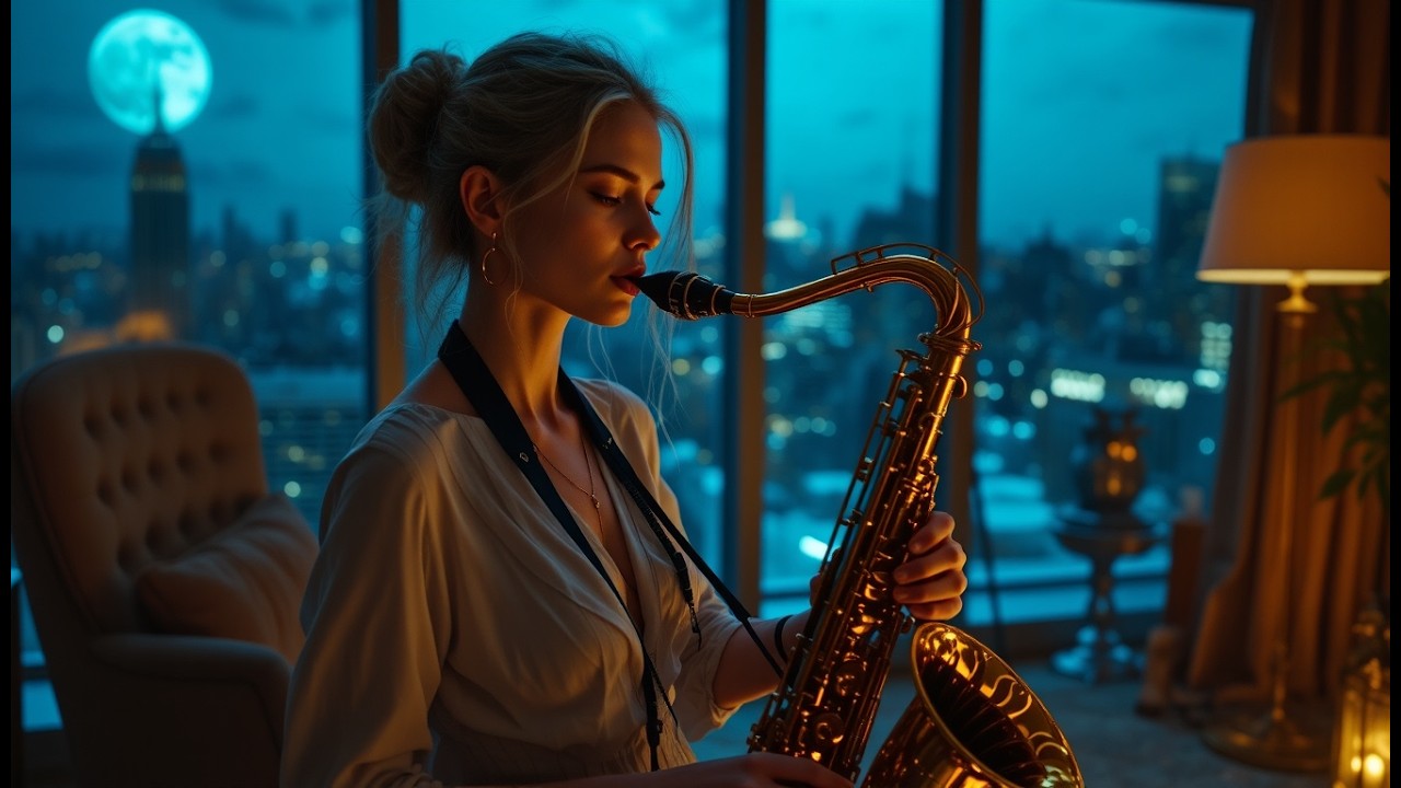 Hypnotic Soul 🧠 Deep Bass Saxophone Flow for Intense Productivity