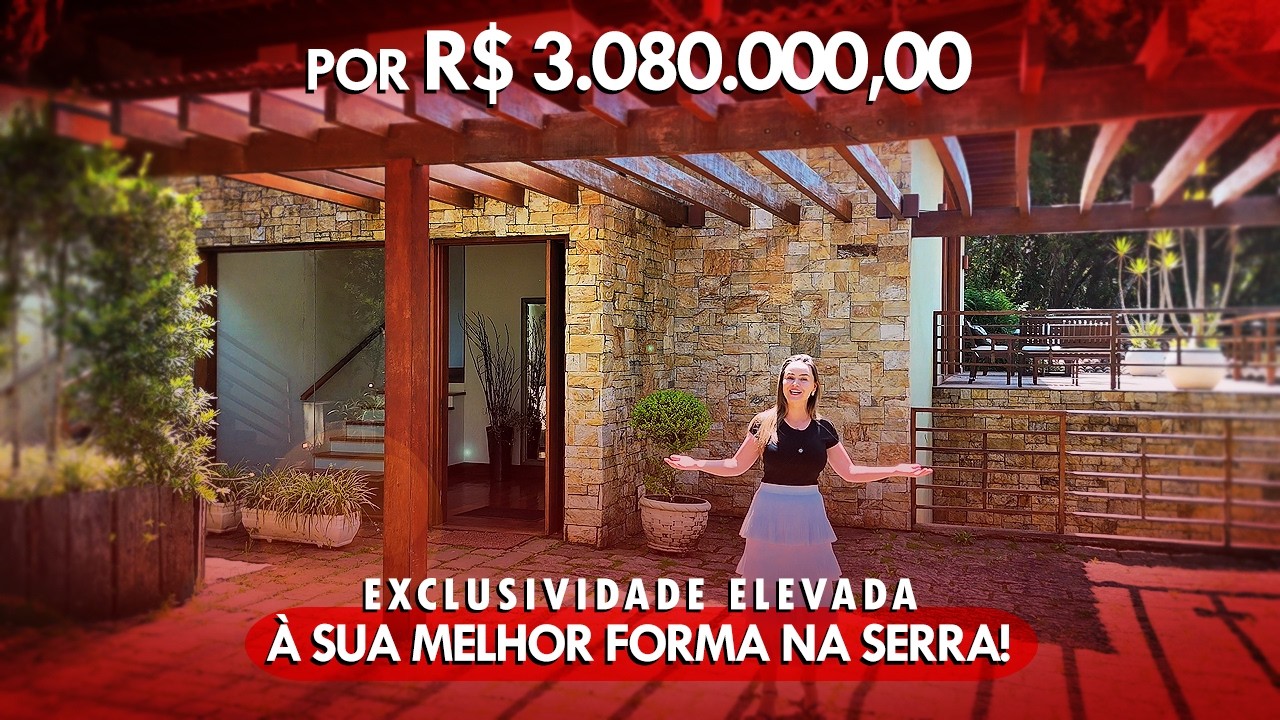 🍁 Luxuosa Casa com 5 Suítes em Condomínio Seletivo em Campos do Jordão