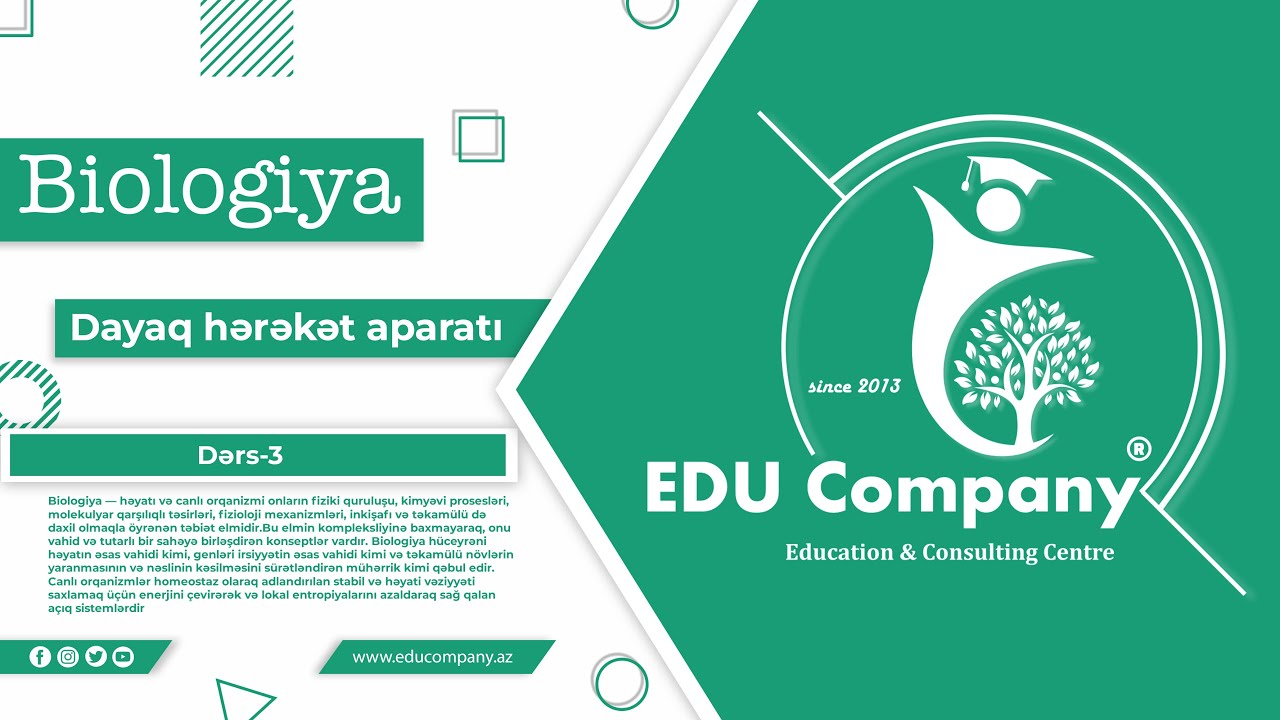 3#Biologiya.Dayaq hərəkət aparatı