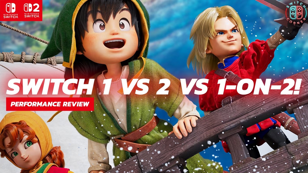 DRAGON QUEST VII: переосмысление на Switch 1 против 2 против Switch 1-на-2?! Обзор производительн...