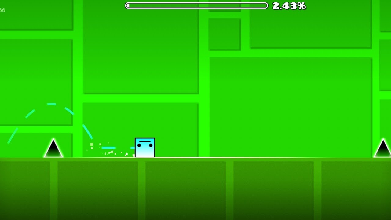 Easy level by me (geometry dash)