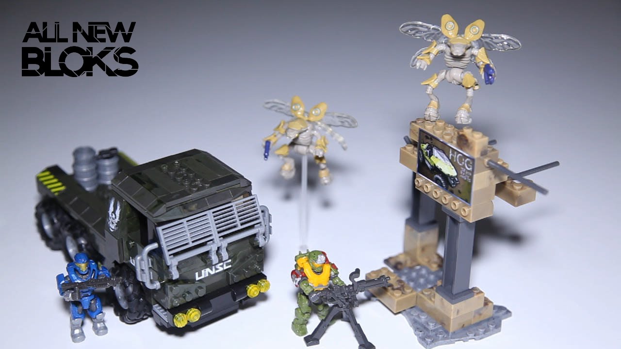 Mega Bloks Halo Covenant Drone Outbreak Speed Build Review