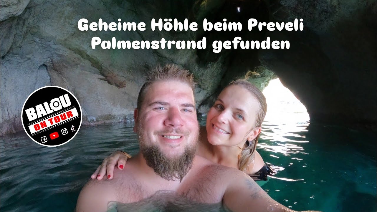 🇬🇷 Geheime Höhle beim Preveli Palmenstrand & Kourtaliotiko-Schlucht - Kreta Vlog - Balou on Tour