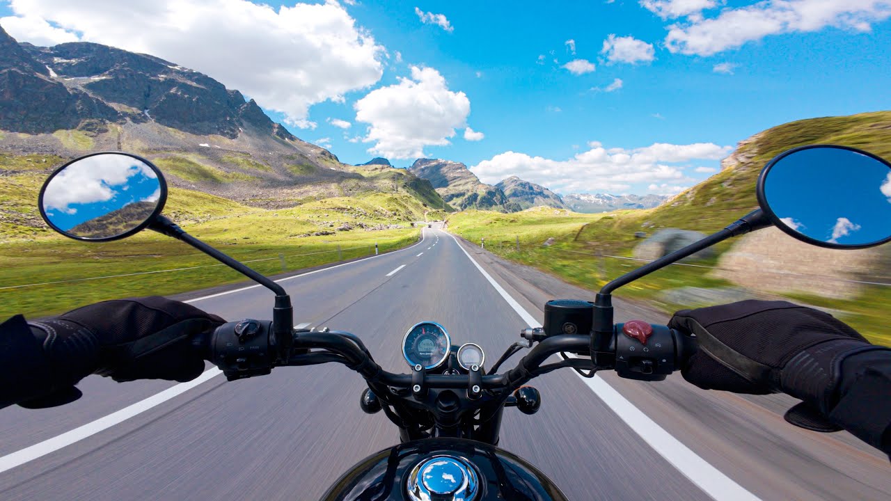 1 Hour of Relaxing Motorcycle Ride in Switzerland 🇨🇭 