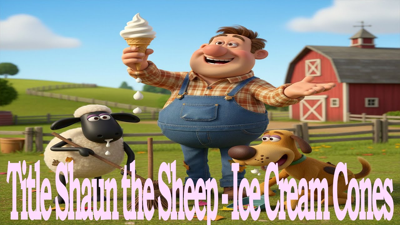 Title Shaun the Sheep - Ice Cream Cones