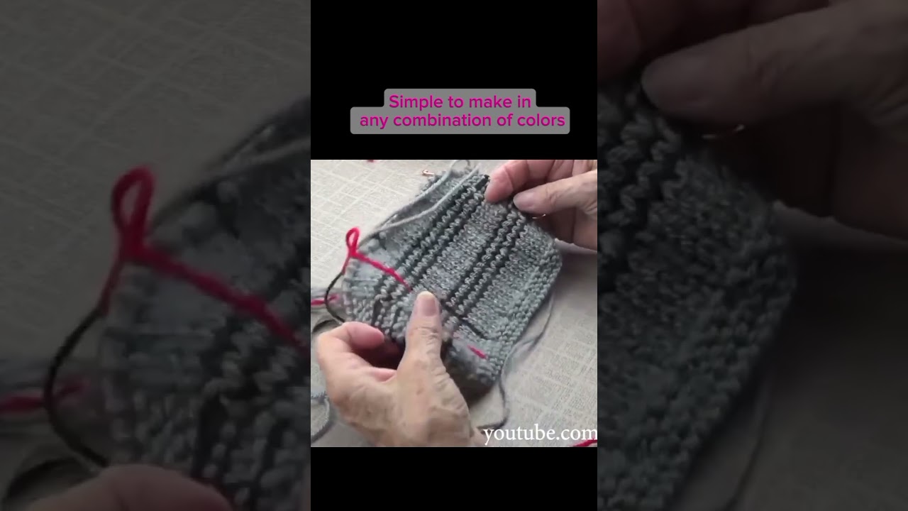 Plaid Knitting - Tartan Knitting Tutorial 