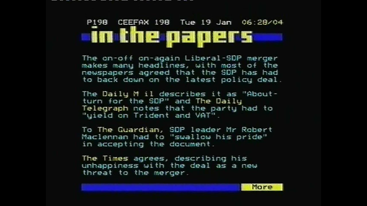 BBC1 Ceefax AM - Tue 19 Jan 1988 - Simple Piano (Part 2)