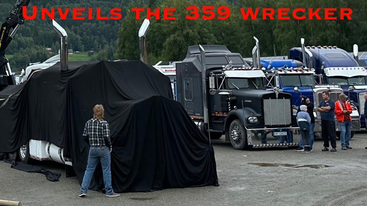 1985 Peterbilt 359 wrecker unveiling | Norway’s biggest US wrecker, probably..