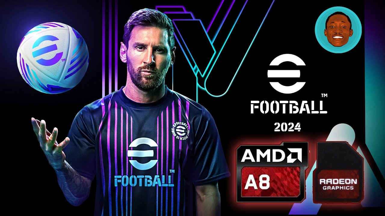 Efootball 2024  on a AMD A8-64100 APU with Radeon R5 GPU | Low Settings on 1GB VRAM