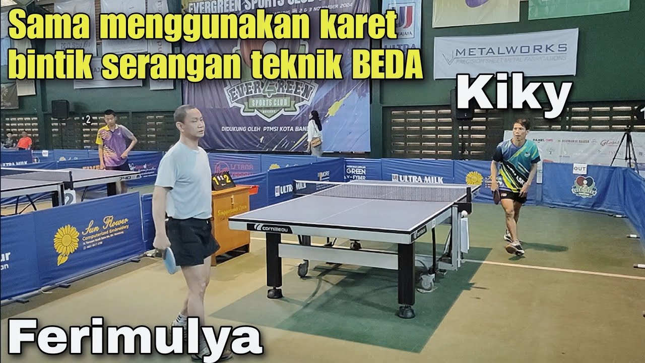 SAMA MENGGUNAKAN KARET BINTIK SERANG TEKNIK BEDA FERIMULYA VS KIKY EVERGREEN CUP II 2024 BANDUNG