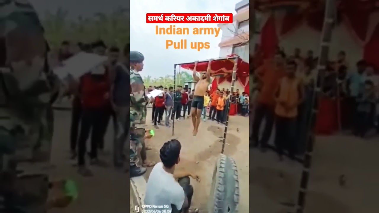 Indian Army| Pull Ups #indianarmy #agniveer  #chinups #pullups