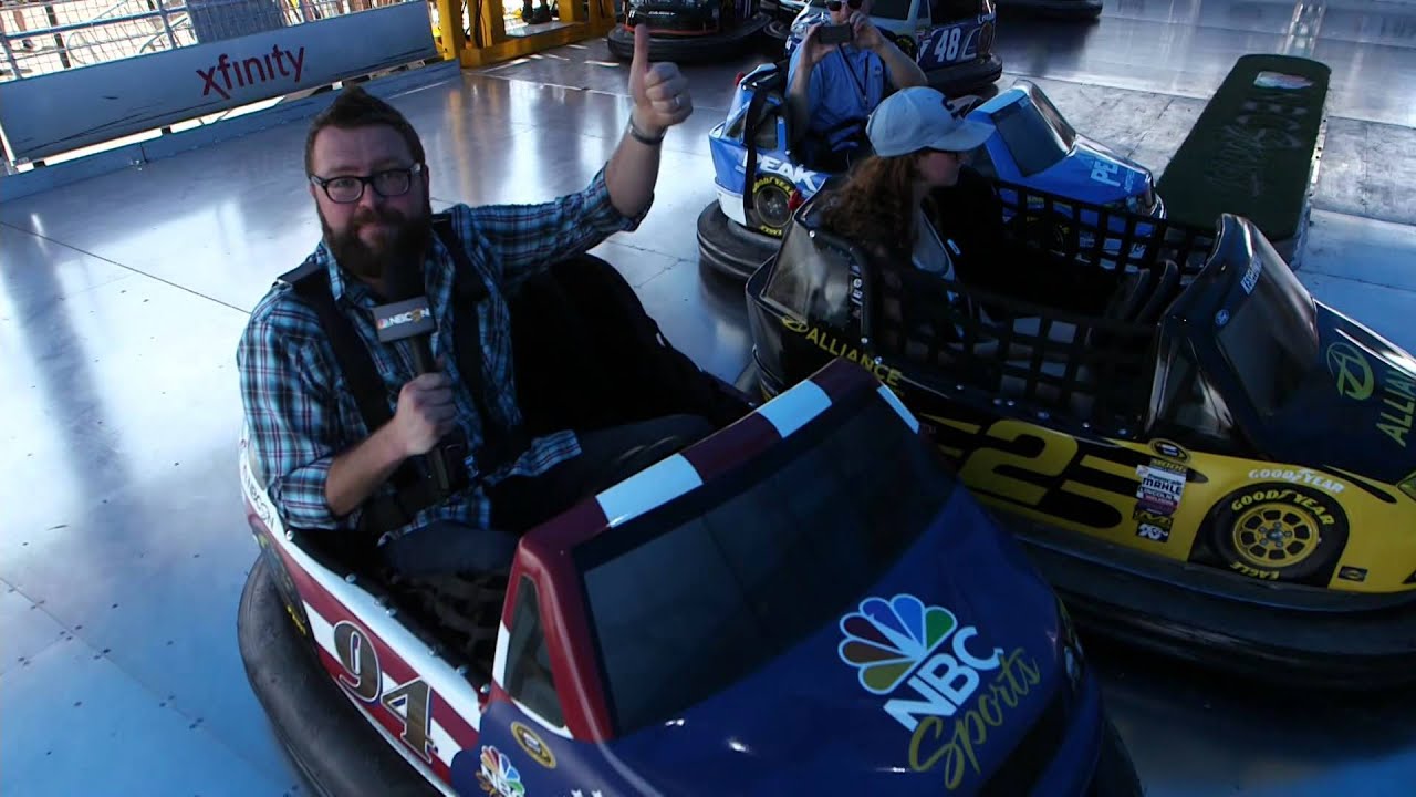 NBC Sports NASCAR Bumper Cars with Rutledge Wood