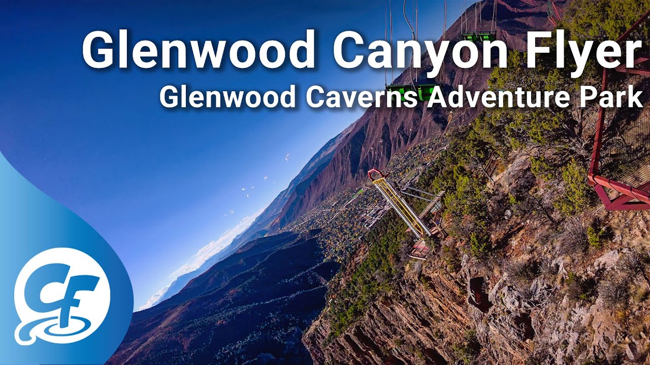 Glenwood Canyon Flyer on-ride 4K POV Glenwood Caverns Adventure Park