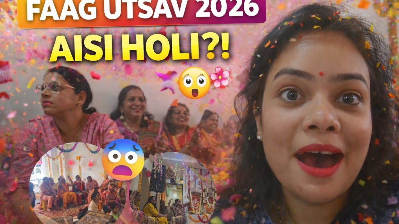 Faag Utsav 2026 😍 | Aisi Holi Kabhi Nahi Dekhi Hogi 🌸🎶#volgs #virdhavan #masalayatra 