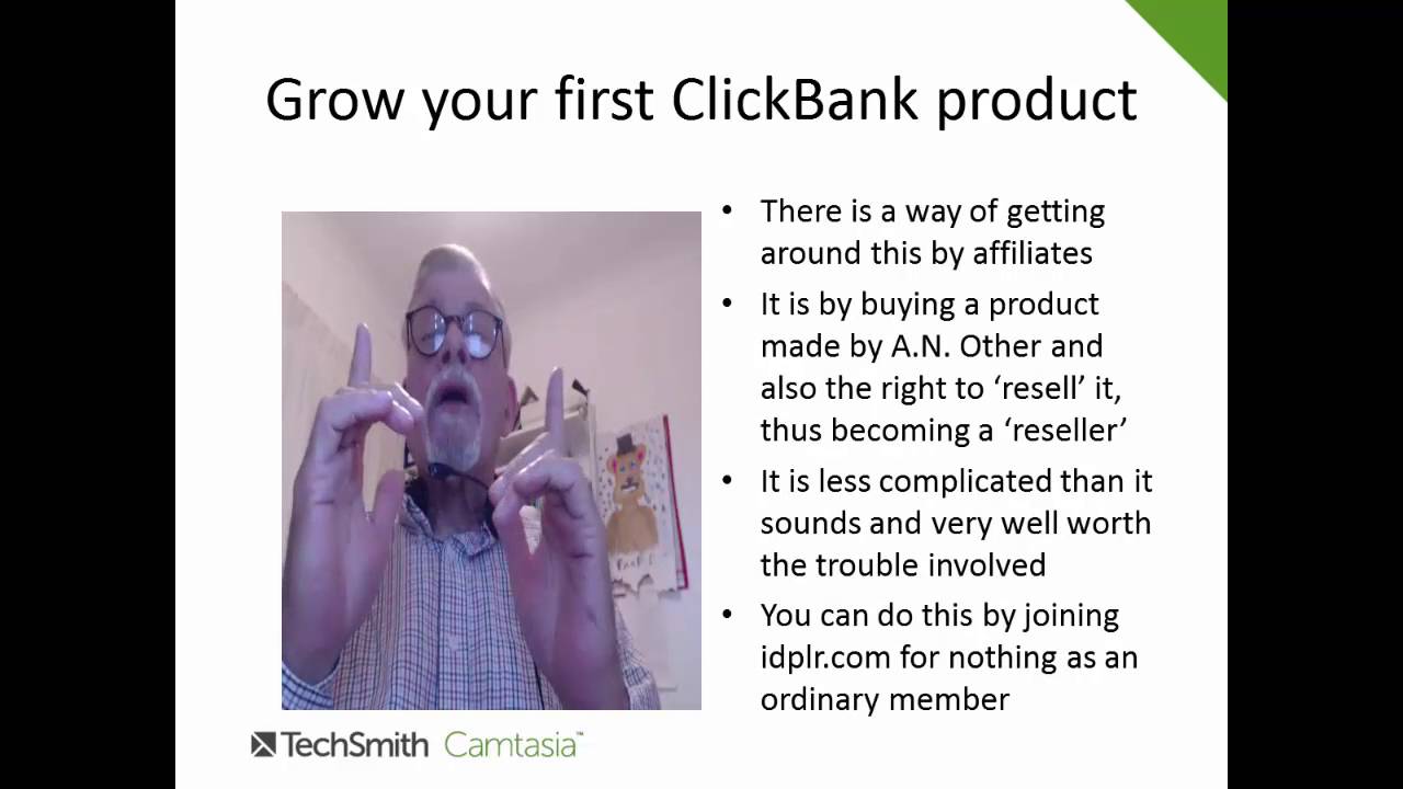 Grow your own ClickBank product