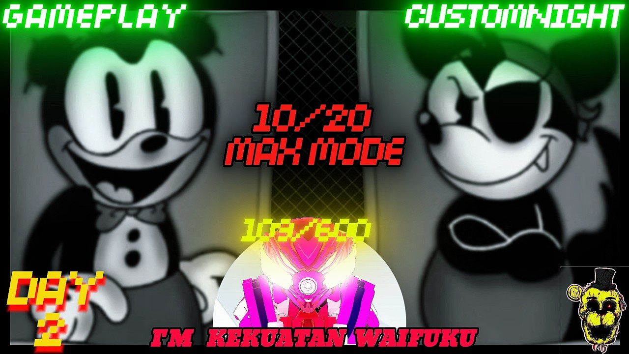 fnaf[Fnaf fangames]main game ini Five New-Fangled Nights part3 [malay] custom night 10/20