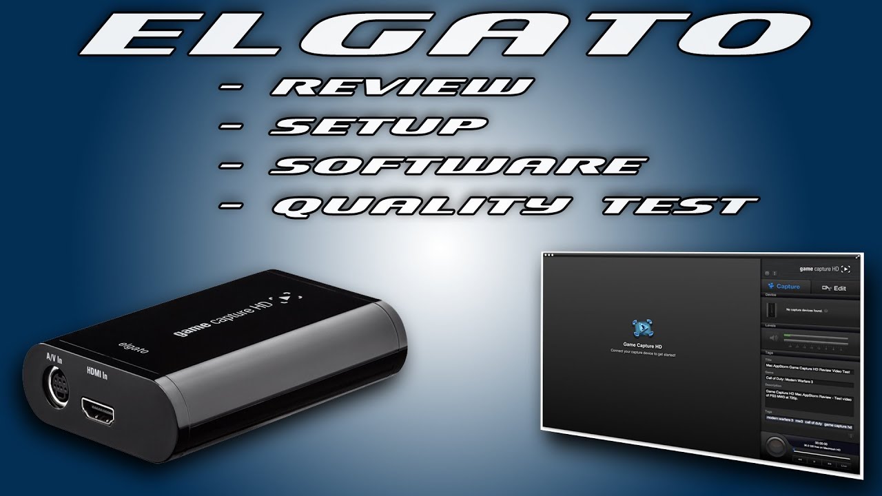 Elgato Game Capture HD - Review/Setup/Software/Quality Test